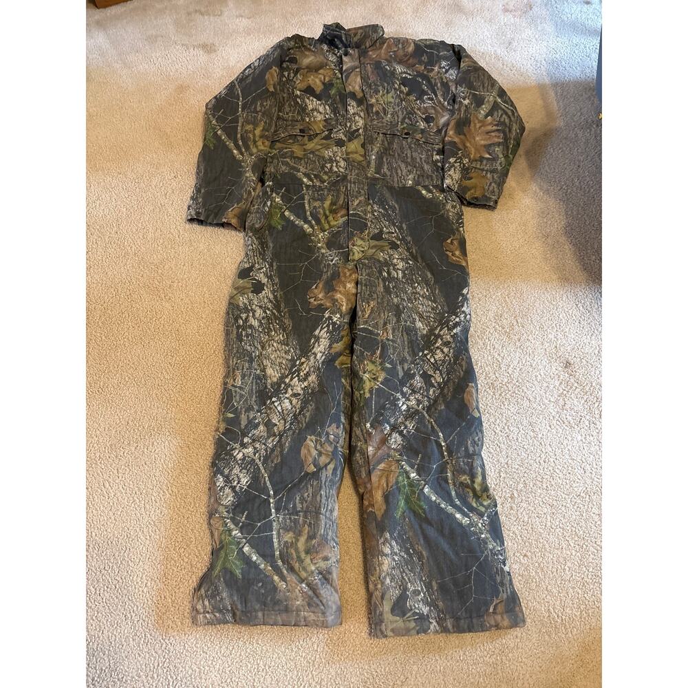 Jerzees Vintage Camouflage Insulated Coveralls XL Excellent Condition